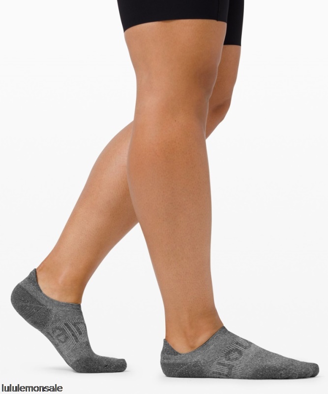 Lululemon Damen DELULU430 | Lululemon Deutschland Graphitgrau Melierte Power Stride Tab Socke